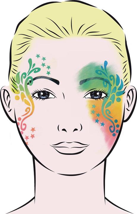Image du produit Pochoir pour les yeux Dragonfly