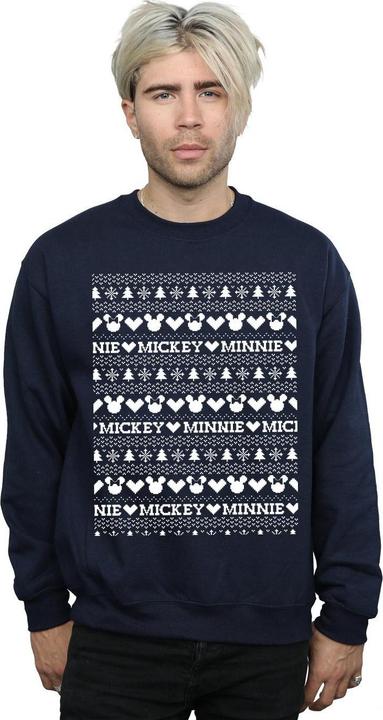 Produktbild Disney Mickey And Minnie Christmas Fair Isle Sweatshirt (XL)