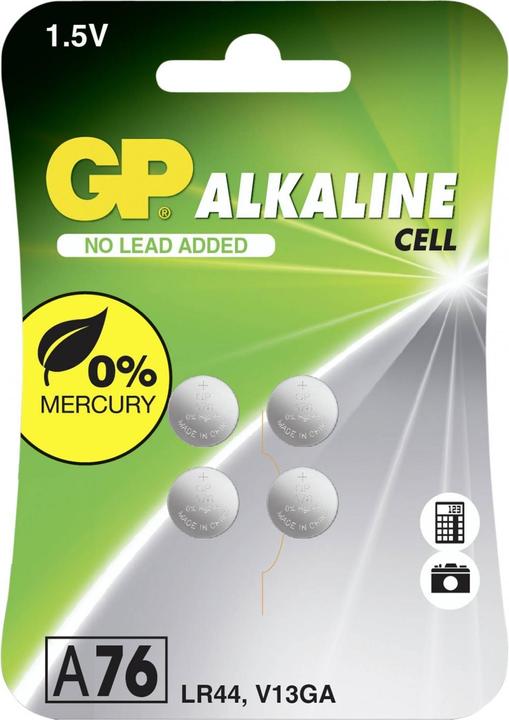 Immagine prodotto GP Batteries Alcalina LR44 (4 pz., LR44, 105 mAh)