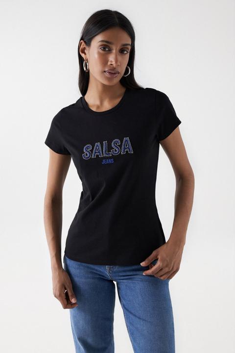 Salsa Jeans T-Shirt T-Shirt Institutional Beaded