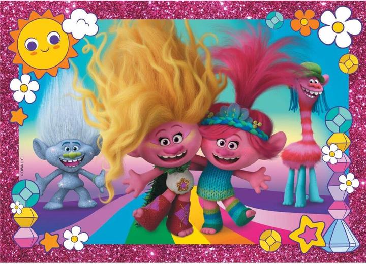 Immagine prodotto Trefl TR Puzzle glitterato 100 Trolls 3 (100 pezzi)