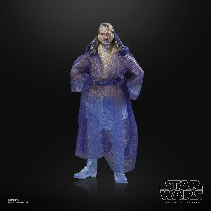 Actual product image Hasbro STAR WARS - Qui-Gon Jinn (Esprit de la Force) - Fig. Black Series 15cm