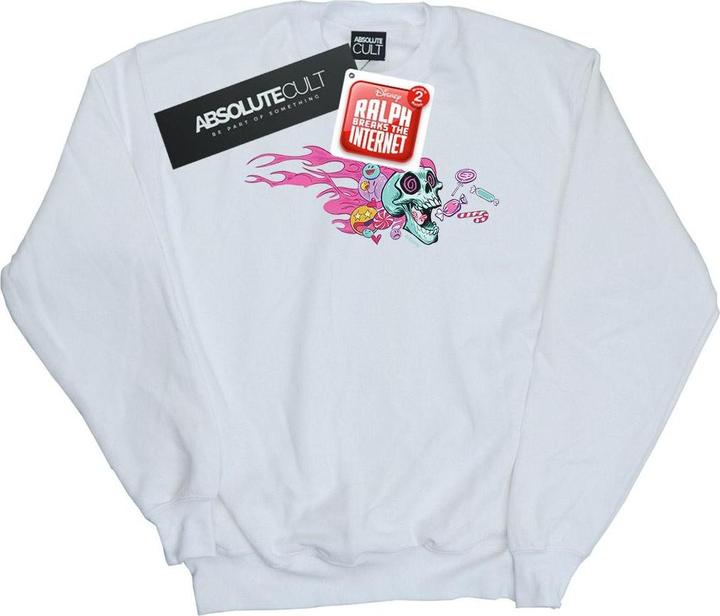Actual product image Disney Mens Wreck It Ralph Candy Skull Sweatshirt (M)