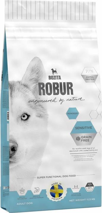 Actual product image Bozita Dog Robur Sensitive Grain Free Reindeer (Adult, 1 pcs., 11500 g)