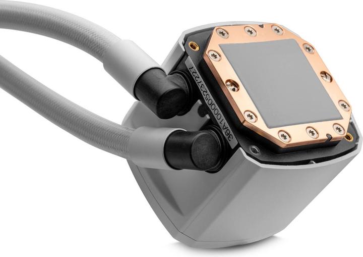 Actual product image EKWB EK-Nucleus AIO CR240 Lux D-RGB Complete Water Cooler - White