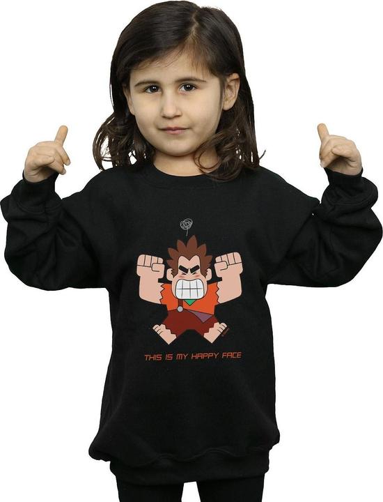 Immagine prodotto Disney Wreck It Ralph Happy Face Felpa Ragazze (152, 158)