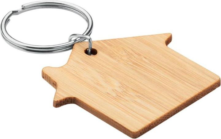 Produktbild MidOcean HouseBoo Bambus Schlüsselanhänger Haus