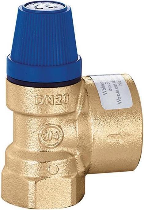 Immagine prodotto Caleffi Valvola di sicurezza a membrana da 1/2 pollice, 6 bar