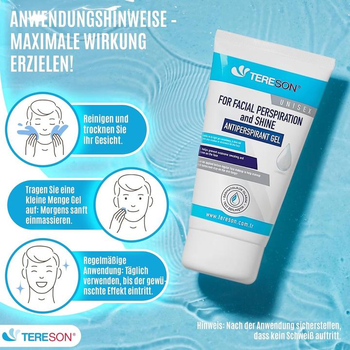 Immagine prodotto Tereson Gel antitraspirante, per la sudorazione del viso, 50 ml (Getto vaporizzato, 50 ml)