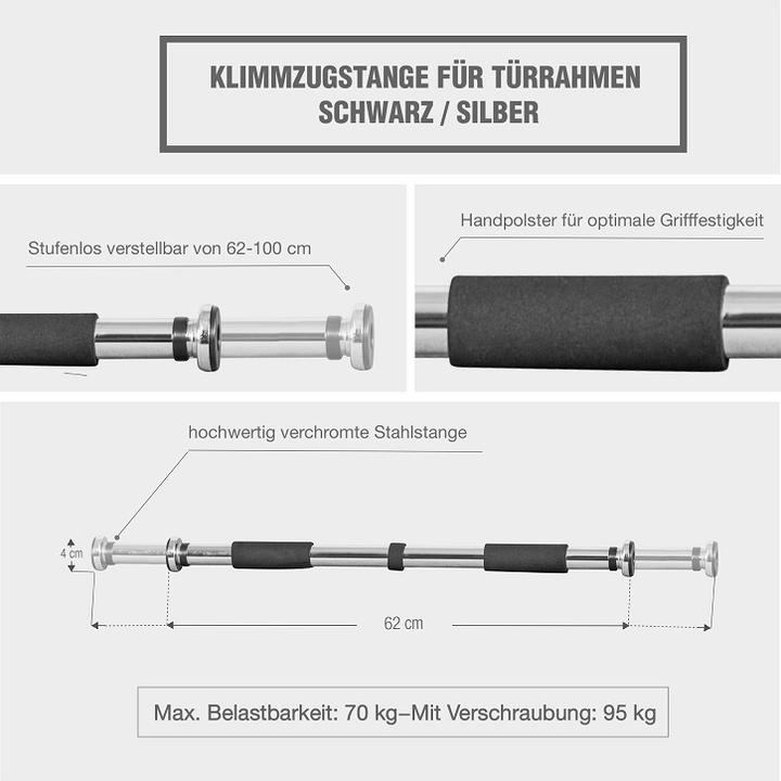Produktbild Gorilla Sports Klimmzugstange
