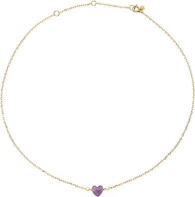 Immagine prodotto Breil Collana romantica placcata oro con cuore di ametista Candy Tj3598