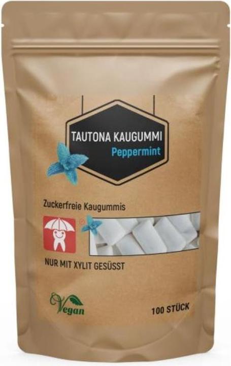 Produktbild Tautona Peppermint Kaugummis (100 Stk., 50 g)