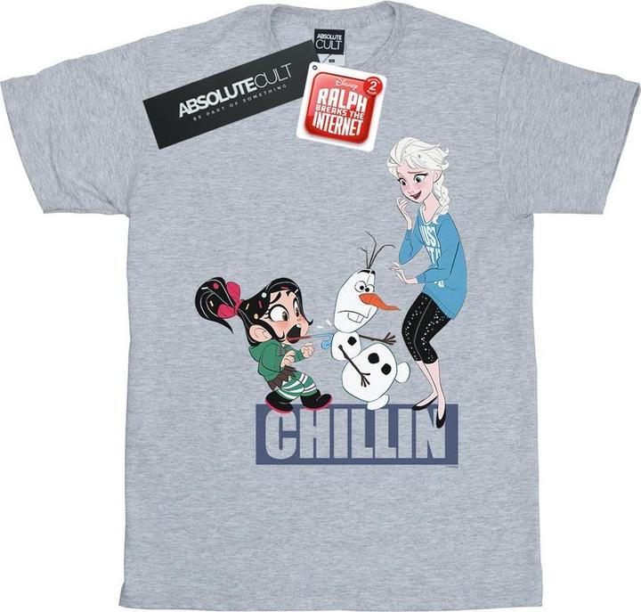 Immagine prodotto Disney Wreck It Ralph Elsa And Vanellope Maglietta Ampia Donna (XL)