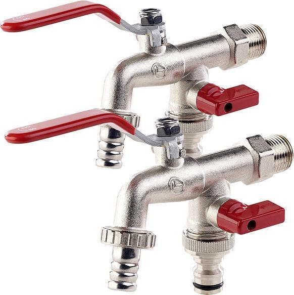 Image du produit Royal Gardineer Lot de 2 robinets doubles