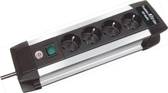 Produktbild Brennenstuhl Premium-Alu-Line (4 x, CEE 7/3, 1.80 m)