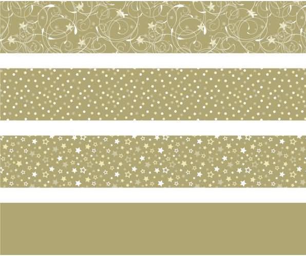 Image du produit Heyda Bandes pliables Étoiles Fröbel 1,5x45cm or UE=96 pièces (120 g/m², 96 x)
