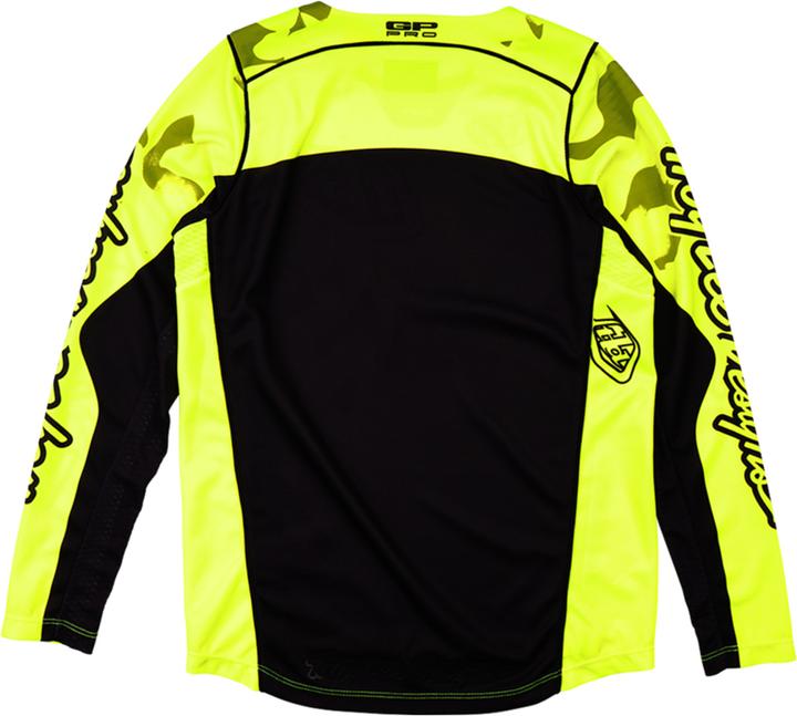 Image du produit Troy Lee Designs GP Pro Jersey, Blotted, flo yellow, youth M (M)