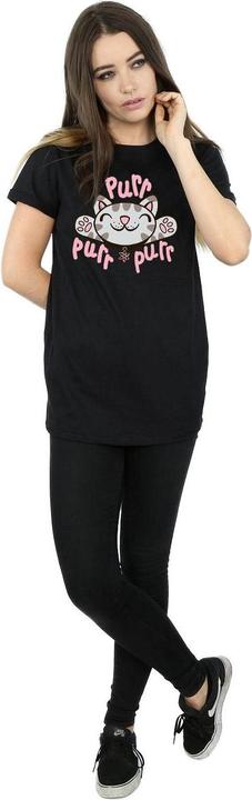 Actual product image Big Bang Theory Womens/Ladies Soft Kitty Purr Cotton Boyfriend T-Shirt (M)
