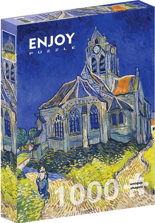 Immagine prodotto Enjoy Puzzle ENJOY-1152 - Vincent Van Gogh: La chiesa di Auvers-sur-Oise, puzzle, 1000 pezzi (1000 pezzi)