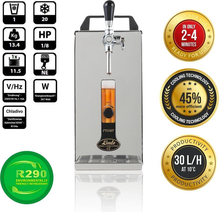 Produktbild Ich-zapfe Bierzapfanlage Pygmy 25/K