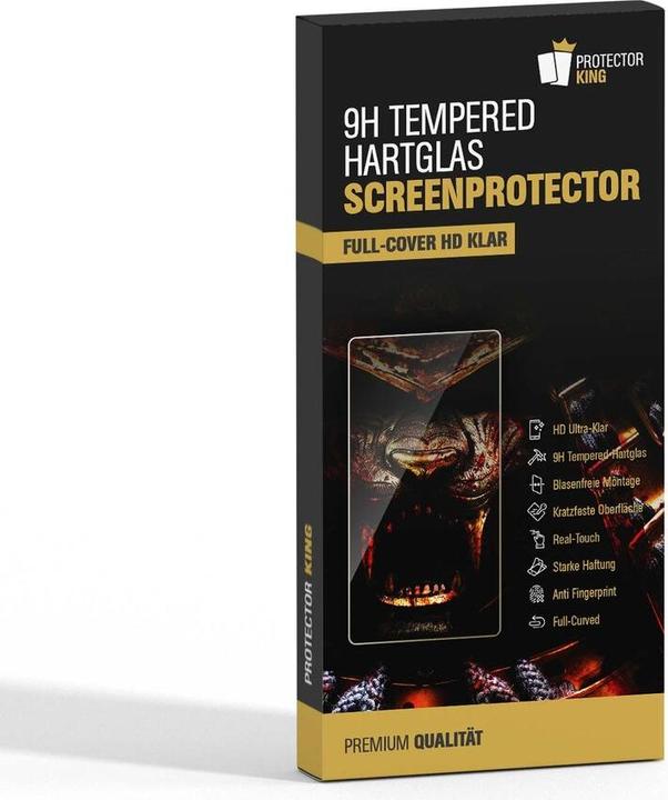 Actual product image Protectorking 2x real tempered 9H armoured glass 3D CLEAR (2 Piece, iPad 4)