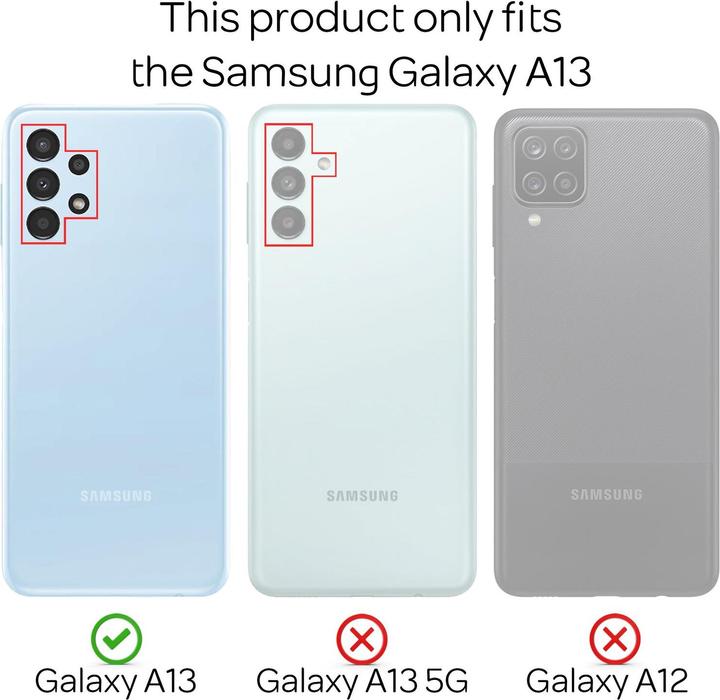 Actual product image Nalia Matte ring silicone sleeve (Samsung Galaxy A13)