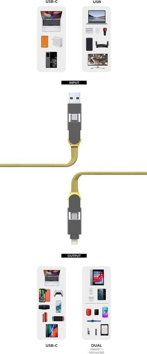 Produktbild Rolling Square inCharge XL (0.30 m, USB 2.0)