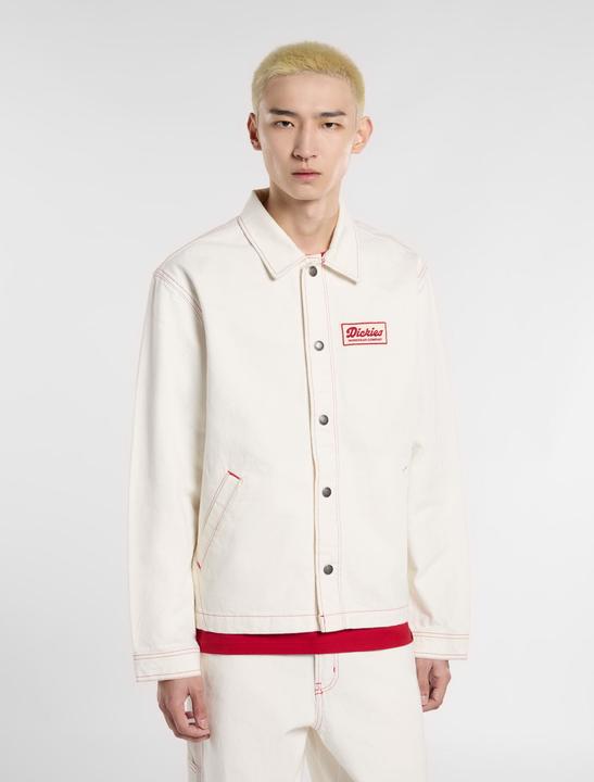 Actual product image Dickies Lewistown Denim Jacket Egret (M)
