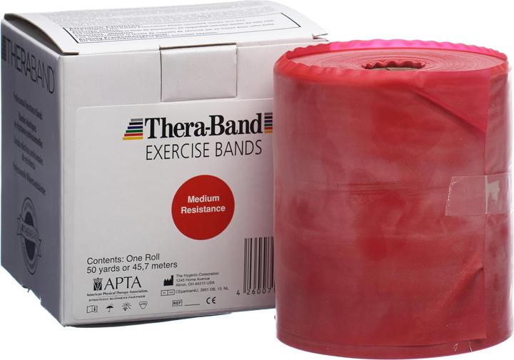 TheraBand Übungsband (45.70 m, Mittel)