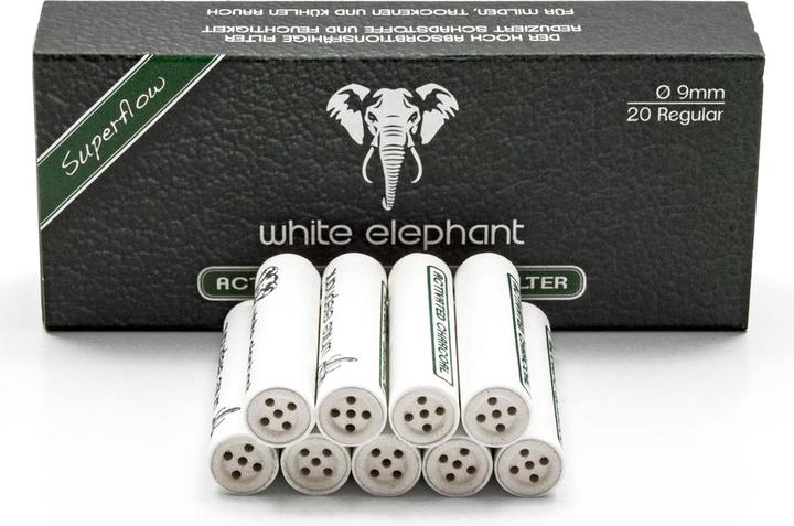 Immagine prodotto White Elephant Filtri a carbone attivo da 9 mm 20 pezzi