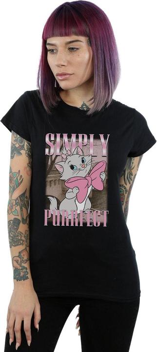 Actual product image Disney Womens/Ladies Aristocats Marie Simply Purrfect Homage Cotton T-Shirt (S)