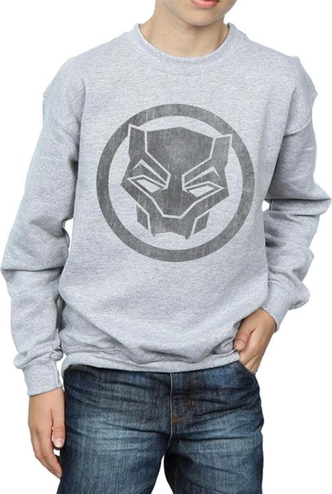 Produktbild Black Panther Distressed Icon Sweatshirt Jungen (152, 158)