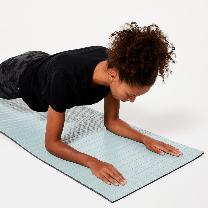 Produktbild Domyos Gymnastikmatte strapazierfähig 160 cm × 58 cm × 7 mm - 120 beige (7 mm)