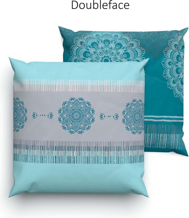 Actual product image Lotus Bettwaren Satin bed linen Alize petrol (Pillowcase, 65 x 65 cm)