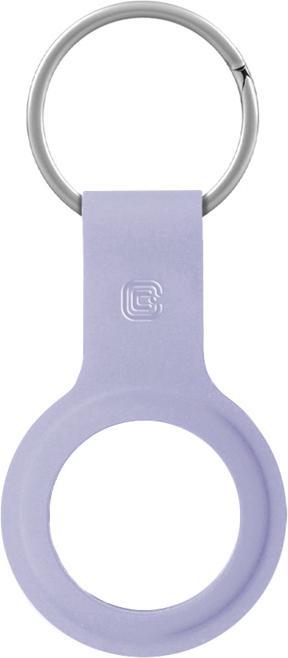 Actual product image Crong Silicone Case with Key Ring - Brelok do Apple AirTag (lawendowy)