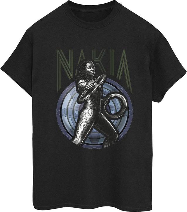 Wakanda Forever Nakia Shield TShirt (XL)