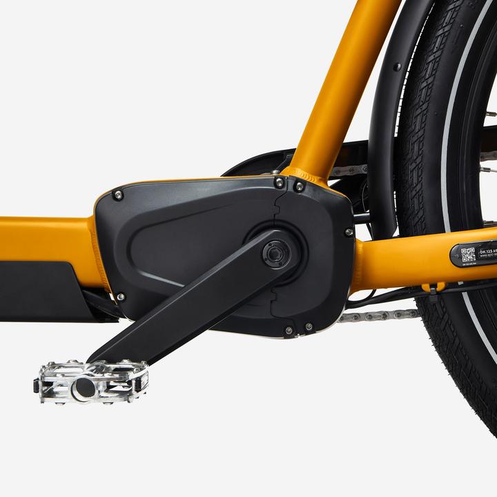 Produktbild Btwin E-Lastenfahrrad Cargobike Long John F900E Family gelb