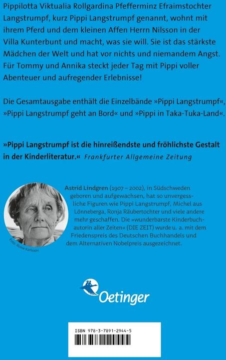 Image du produit Pippi Langstrumpf (Allemand, Astrid Lindgren, 1987)