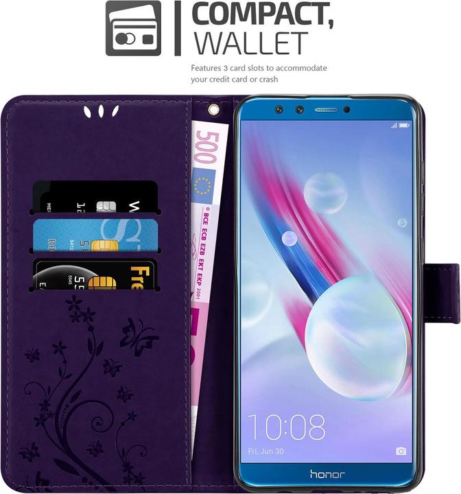 Actual product image Cadorabo Flower Book Cover (Honor 9 Lite)