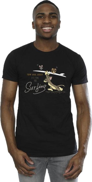 Immagine prodotto Tom & Jerry It's Time For Surfing Maglietta Uomo (S)