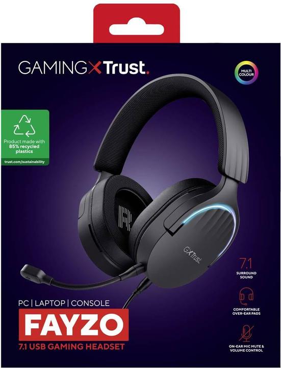 Produktbild Trust GXT490 FAYZO 7.1 (Kabelgebunden)
