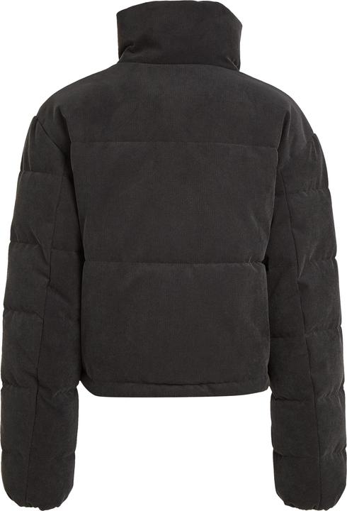 Produktbild Calvin Klein Corduroy Cropped Puffer Dames Jas - Zwart - Maat L (L)