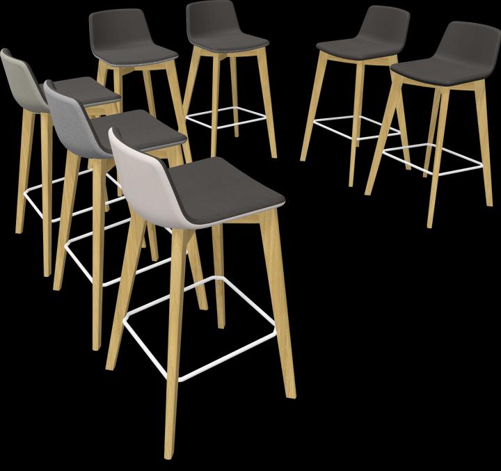 Immagine prodotto Narbutas Sgabello da bar Twist & Sit