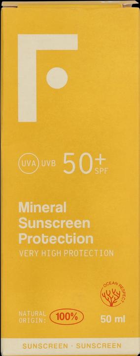 Image du produit Freshly Cosmetics Crème solaire SPF 50 avec filtres minéraux physiques et sains 50ml (Crème solaire, SPF 50, 50 ml, 0.05 g)