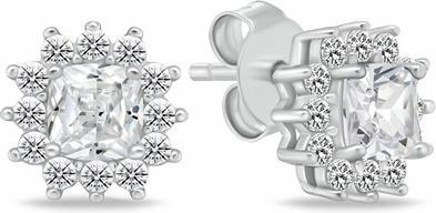 Brilio Silver - Sparkling silver pendant SET204W