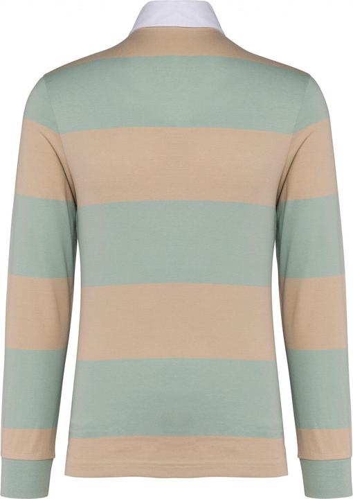 Produktbild Kariban Gestreiftes Poloshirt langarm (L)