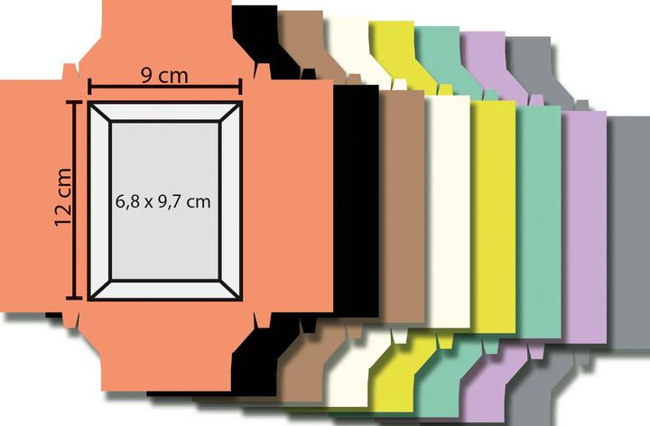 Produktbild Folia Little Paper Frames RECHTECKIG, 48 Stück