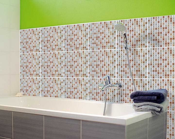Immagine prodotto Infactory Adesivi autoadesivi per tessere di mosaico 3D "Bronzo", set di 3