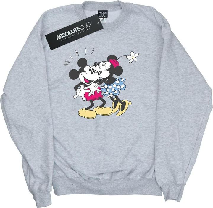 Actual product image Disney Mens Mickey And Minnie Mouse Kiss Sweatshirt (XL)