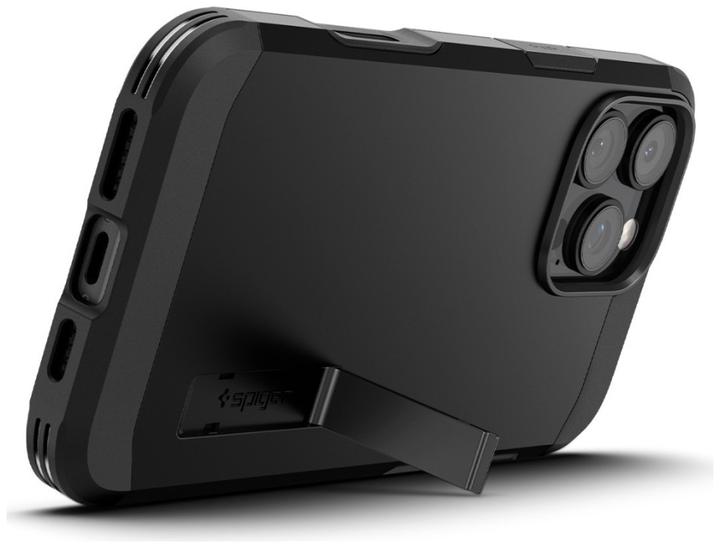 Actual product image Spigen Tough Armor T AI (MagFit + Camera Control) iPhone 16 Pro Case Black (Apple iPhone 16 Pro)